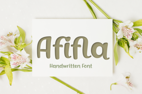 Afifla Font: The Friendly Typeface for Social Campaigns