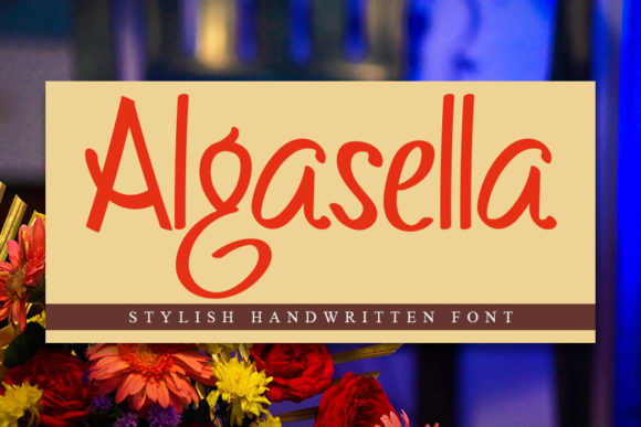 Algasella: A Friendly Script Font for Business Branding