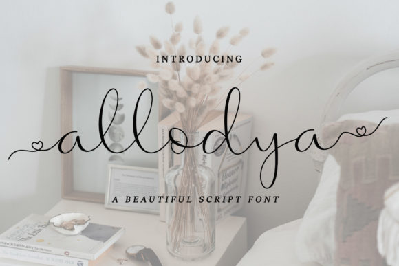 Allodya: A Delicate Handwritten Font for Editorial Design