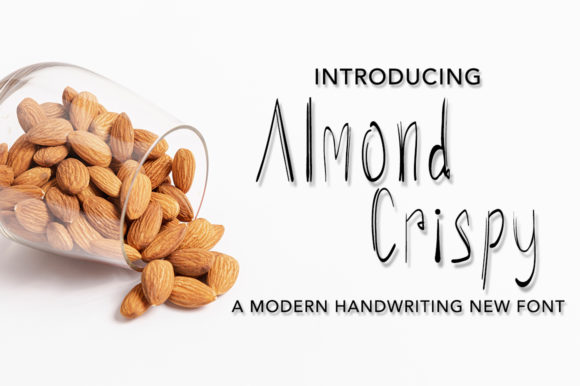 Almond Crispy Typeface for Editorial Design