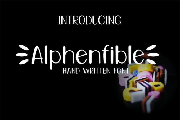 Alphenfible: A Friendly Script Font for Editors