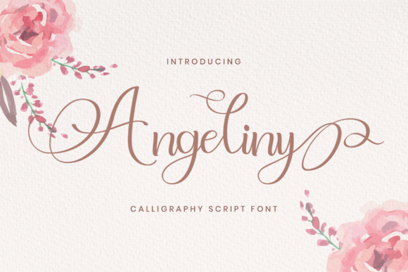 Angeliny Typeface for Elegant Brand Design