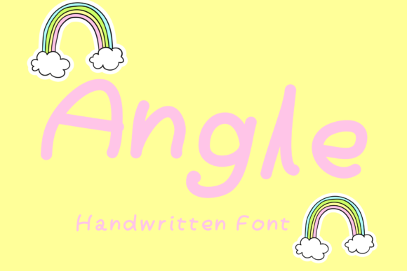 Angle: A Sweet Handwritten Font for Editorial Design