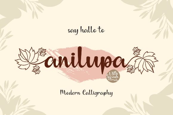 Anilupa Font Review for Elegant Branding