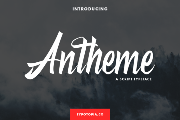 Antheme Script Font for Digital Branding