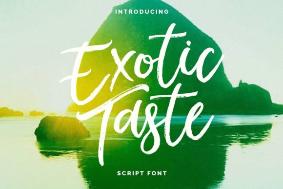 Exotic Taste Font Review: Elegant Script for Designers