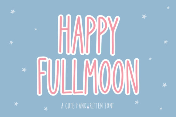 Happy Full Moon Font for Small Business Branding