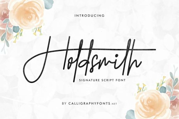 Holdsmith Font Download: Elegant Script for Designers