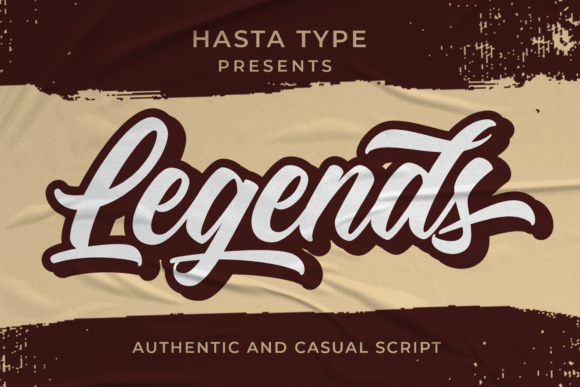 Legends: A Handwritten Typeface for Digital Branding