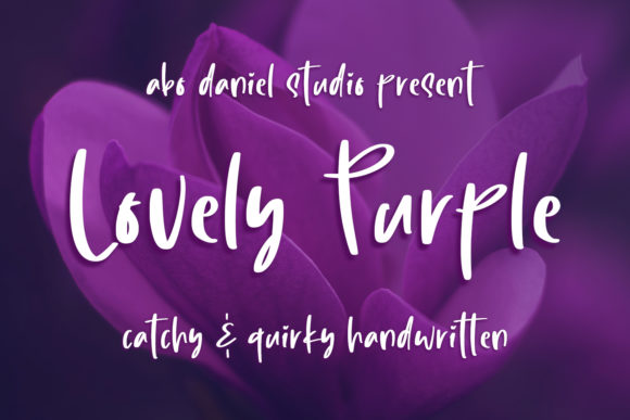 Lovely Purple Font for Small Business Branding