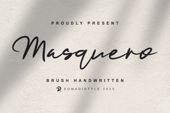 Masquero Font for Handmade Branding