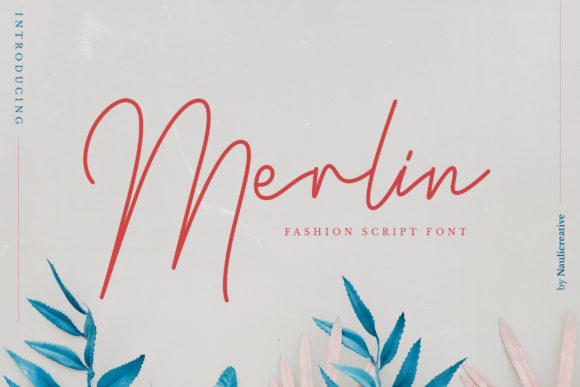 Merlin Font: Elevate Your Brand with Elegant Script Handwritten Typography