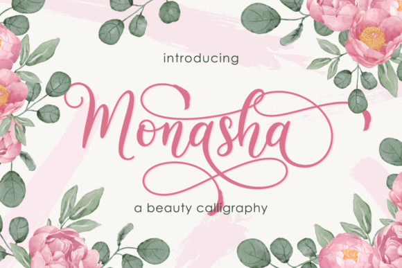 Monasha Font Review: Elegant Script for Designers