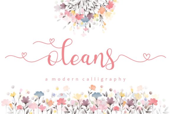 Oleans: The Elegant Script Font for Branding