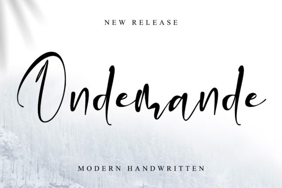 Ondemande: An Elegant Script Handwritten Font for Editorial Design
