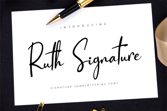 Ruth Signature: The Timeless Script for Elegant Design