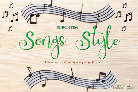 Songs Style Font for Elegant Business Branding