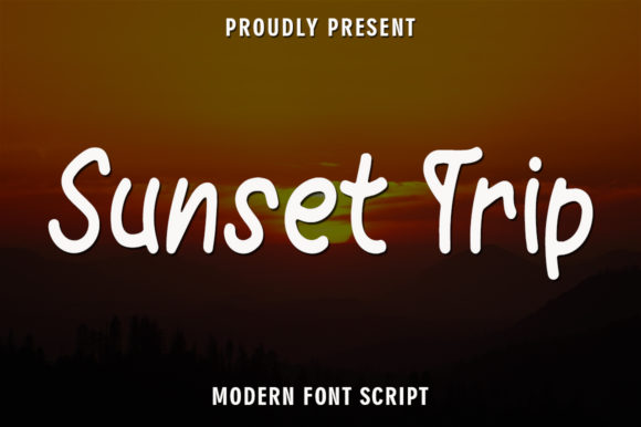 Sunset Trip Font for Handmade Brands