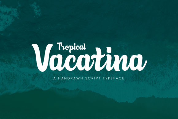 Tropical Vacatina: A Flowing Script Font for Elegant Branding