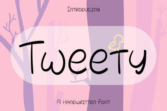 Tweety Font: Sweet Handwritten Style for Crafters